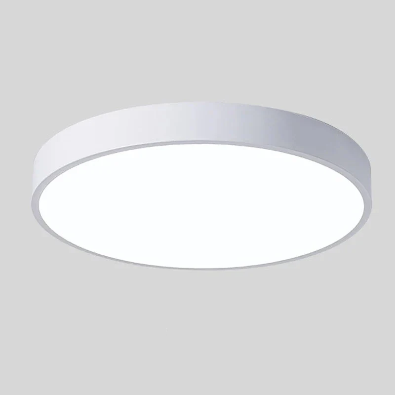 Macaron LED Ceiling Light Modern Wood Grain Fixture - Image 27