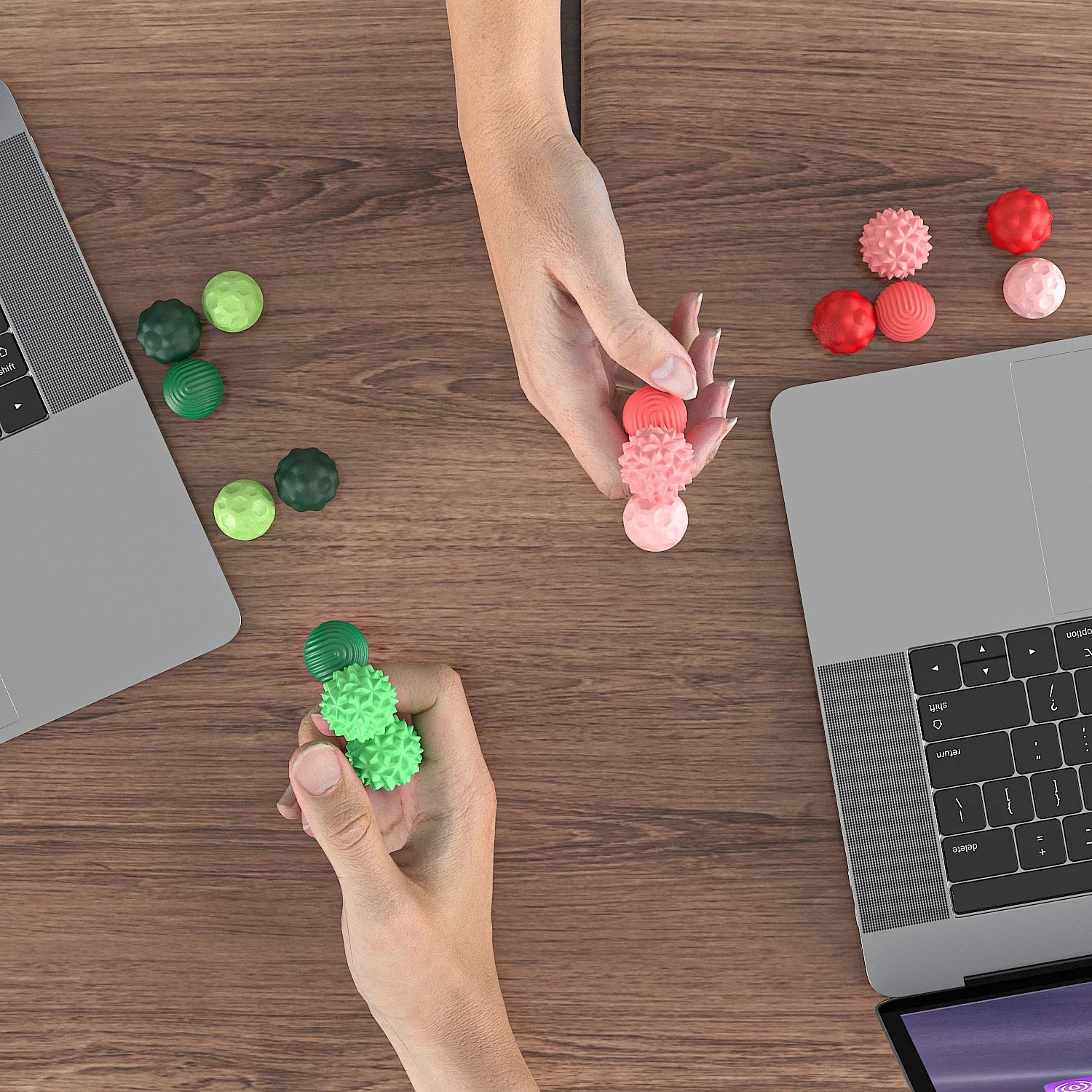 Magnetic Ball Fidget Toy Silicone Sensory Stress Relief - Image 15