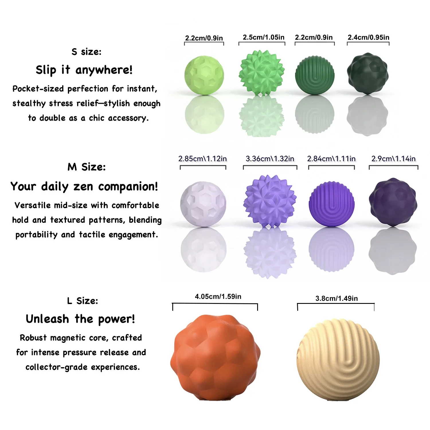 Magnetic Ball Fidget Toy Silicone Sensory Stress Relief - Image 5