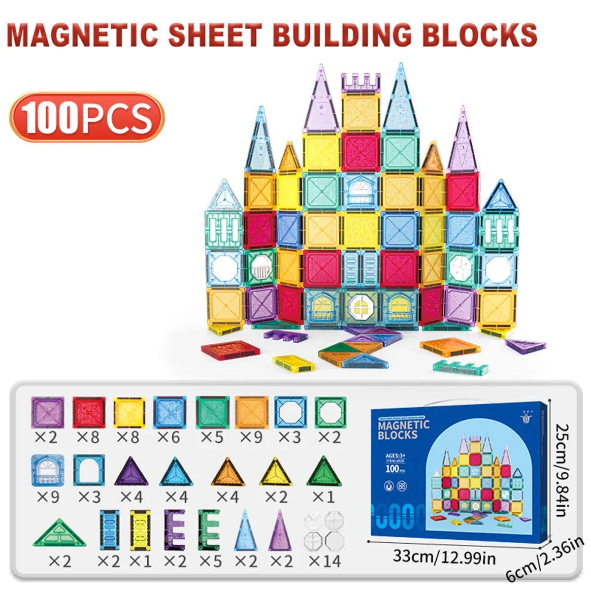 Magnetic Building Blocks for Kids 3-8 Years - Educational Magnet Toys for Toddlers and Preschoolers, Creative Play for Boys and Girls - Image 7
