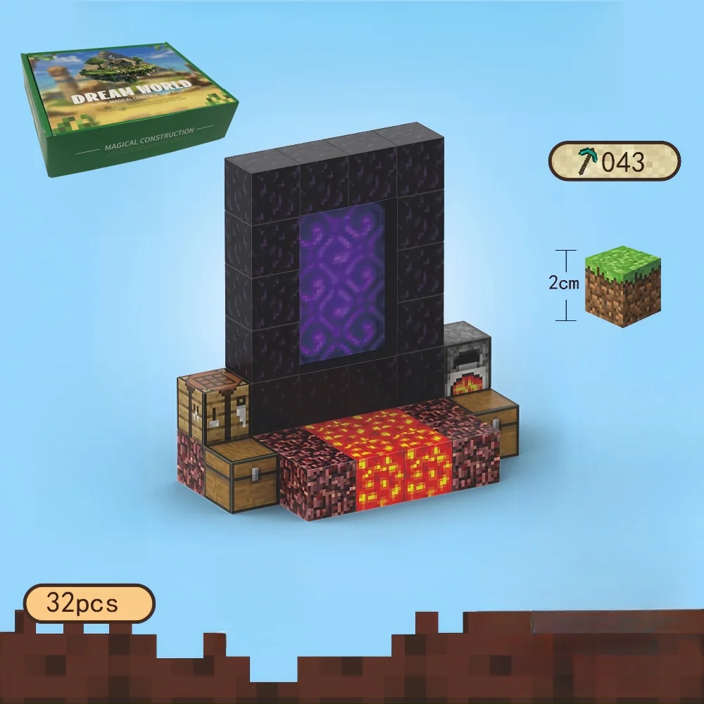 Magnetic Building Blocks Set for Kids - Creative Magnet Construction Toys, Educational Sensory Cube Gift for Boys & Girls - Image 3