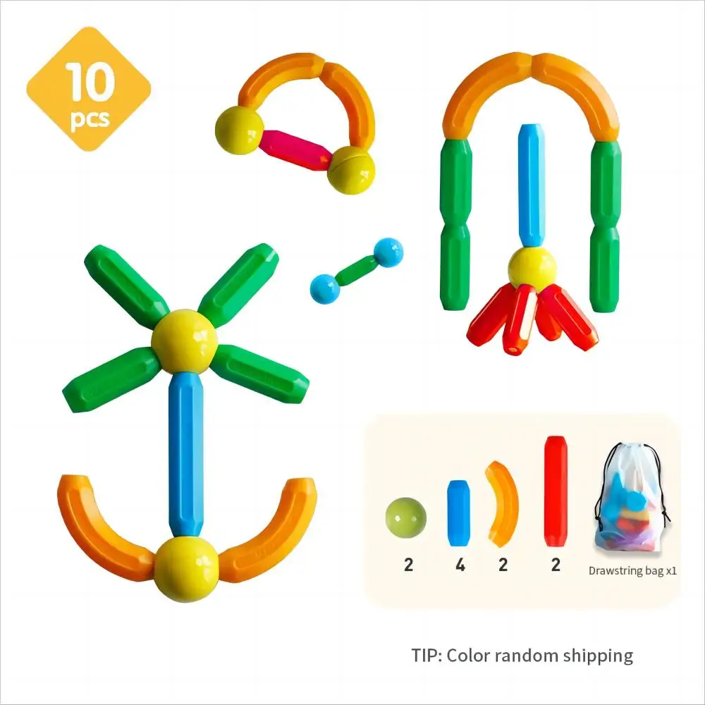 Magnetic Building Blocks Set - Kids Educational Toy with Magic Magnet Sticks & Balls for Creative Play, Ideal Gift for Boys and Girls - Image 7