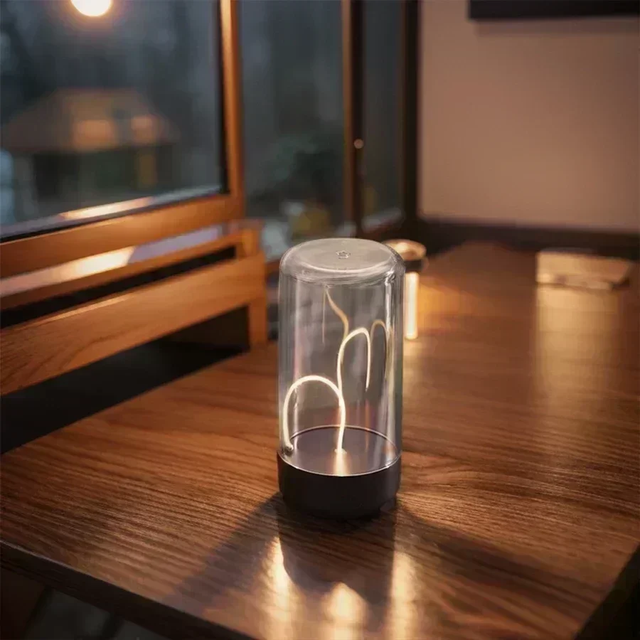 Magnetic Filament Light USB Quantum Wire Ambient Portable  - Bedroom Mood Lamp, Nightstand Gift - Image 2