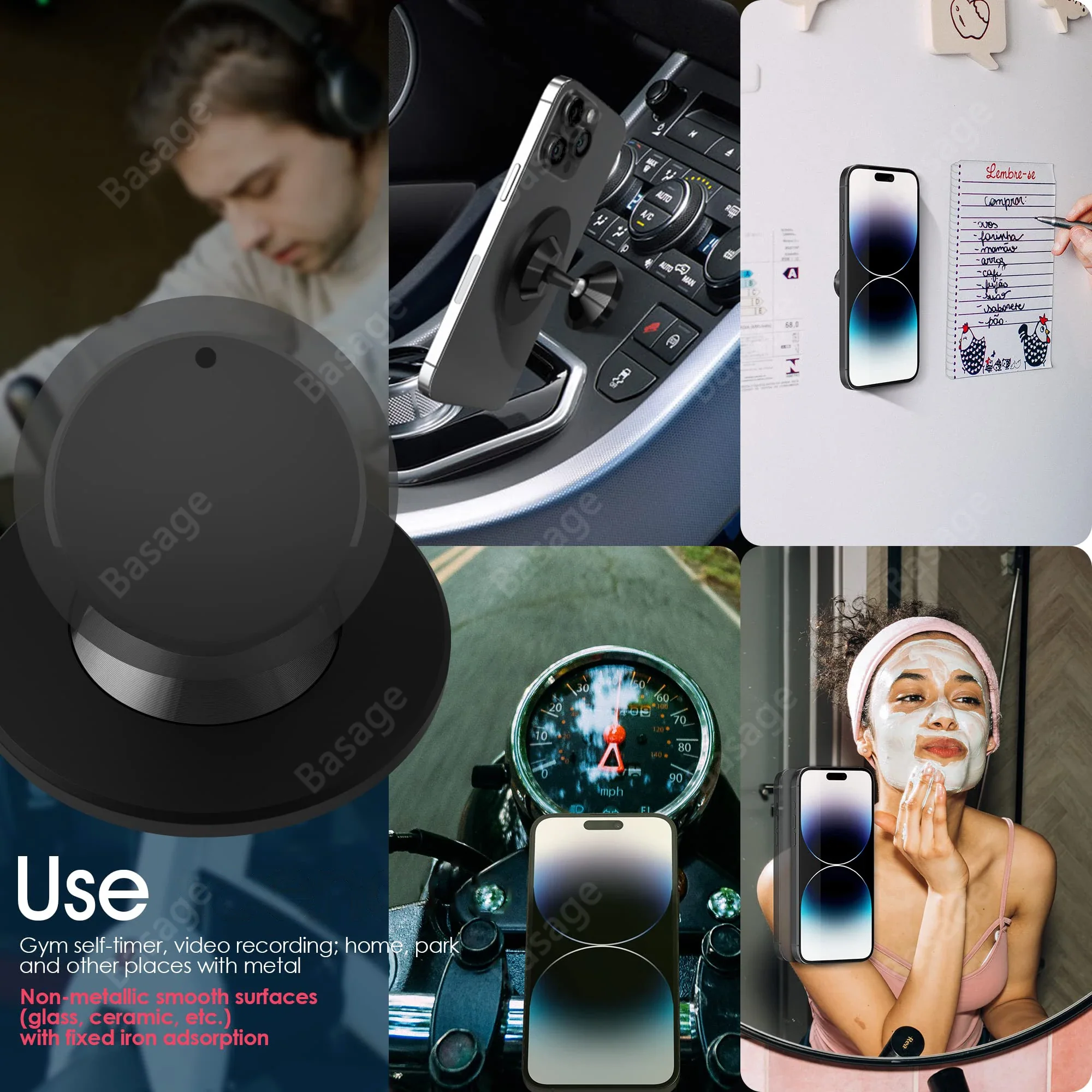 Magnetic Gym Phone Holder & Accessories - Hands-Free Workout Mount - Image 5