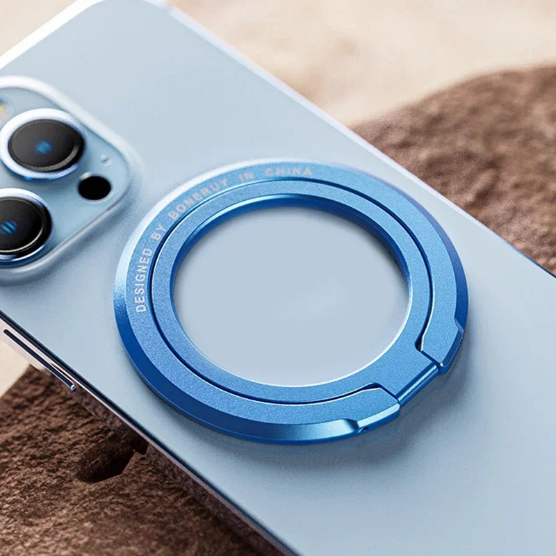 Magnetic iPhone Ring Holder - Foldable Grip Stand & Accessories for Mobile Support - Image 5
