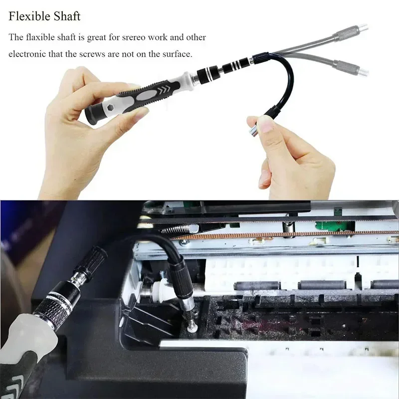 Magnetic Precision Screwdriver Set Insulated 115 in 1 Electronics Repair Kit Back To School 2025 Laptop Phone Repair - Image 4