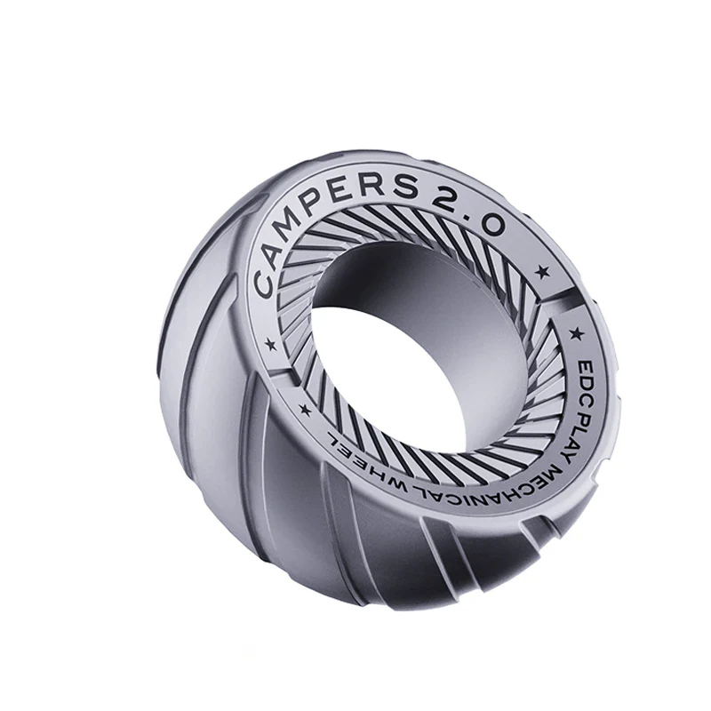 Magnetic Ratchet Fidget Ring Stainless Steel EDC Gift - Image 13