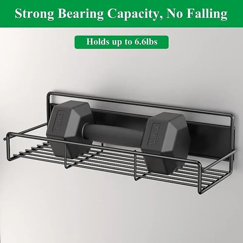 Magnetic Spice Rack Organizer - Home Organizers for Kitchen, Metal Fridge Shelf, 2-Piece Set - Image 6