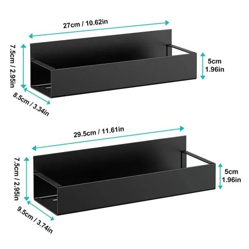 Magnetic Storage Shelf Cast Iron Side Hanging Organizer, Refrigerator And Washing Machine Space Saving 2025 - Image 6