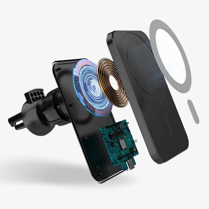 Magnetic Wireless Car Charger Vent Mount Fast Charge - Image 4