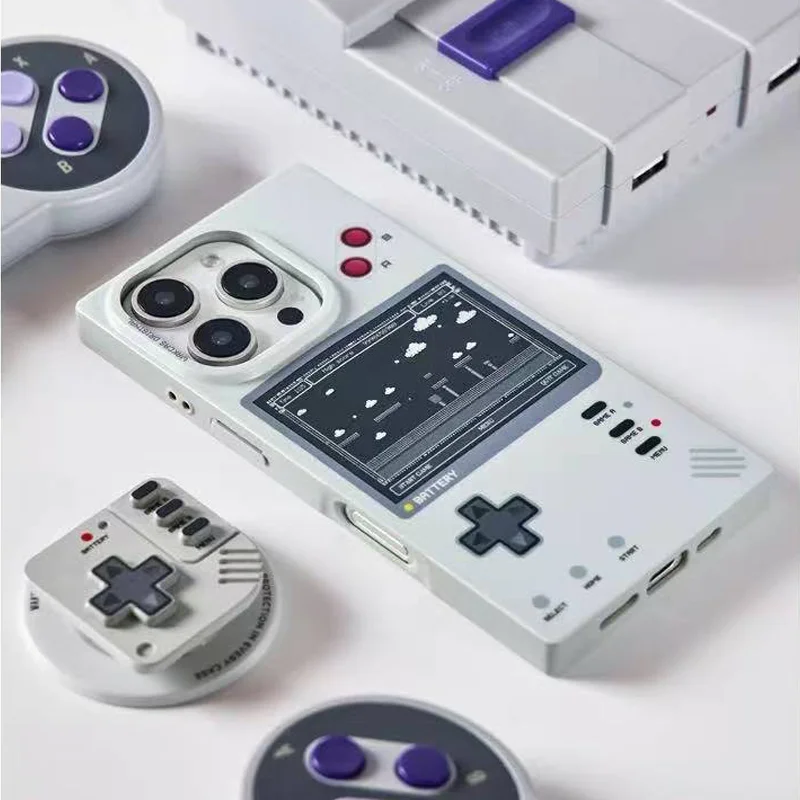 MagSafe Phone Case Retro Game Console Frosted Magnetic Phone Cover Holiday 2025 Shockproof Anti Fingerprint Grip - Image 3