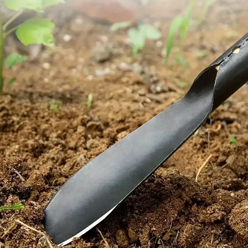 Manganese Steel Garden Tools Flat Shovel - Versatile Digging Tool for Wild Vegetables and Flowers - Image 4