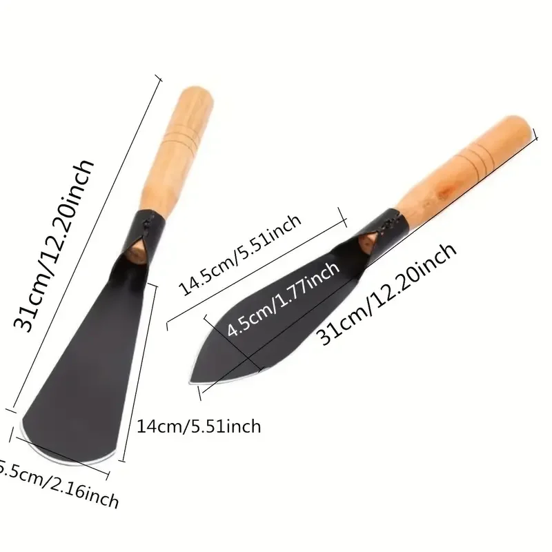Manganese Steel Garden Tools Flat Shovel - Versatile Digging Tool for Wild Vegetables and Flowers - Image 7