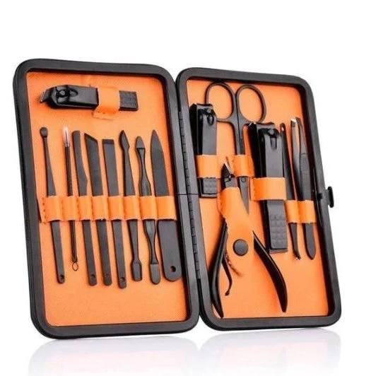 Manicure Set Stainless Steel Professional Nail Kit With Travel Case Holiday Gift 2025 - Image 2