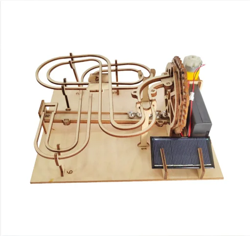 Marble Run Wooden 3D Mechanical Puzzle Kit Gear Driven Track STEM Toy Back To School 2025 Educational Gift - Image 9