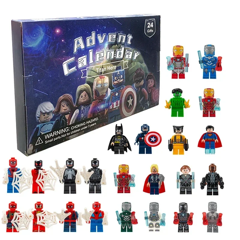 Marvel 24-Piece PVC Action Figure Advent Calendar - Christmas Countdown Gift for Kids - Image 7