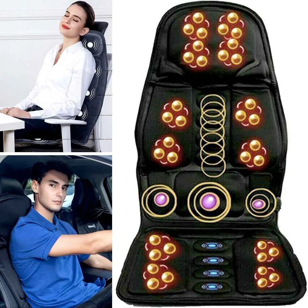 Massage Chair Pad With Heat And 8 Modes For Car Home - Image 2