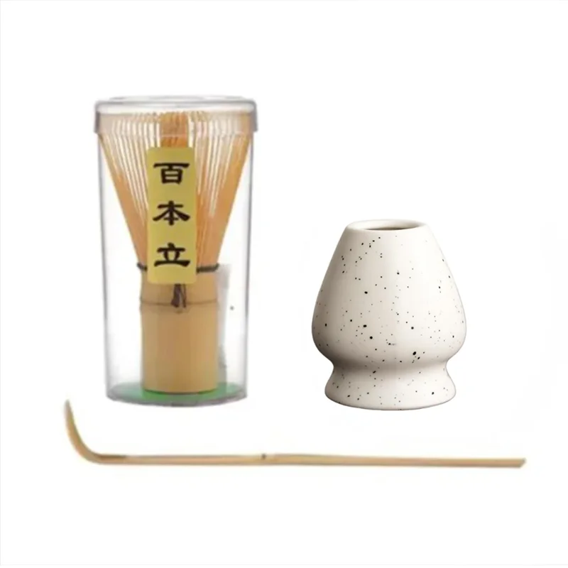 Matcha Whisk Bamboo Chasen Tea Set Tea Ceremony Essentials Fall 2025 Creates Creamy Froth Eco Friendly Gift - Image 10