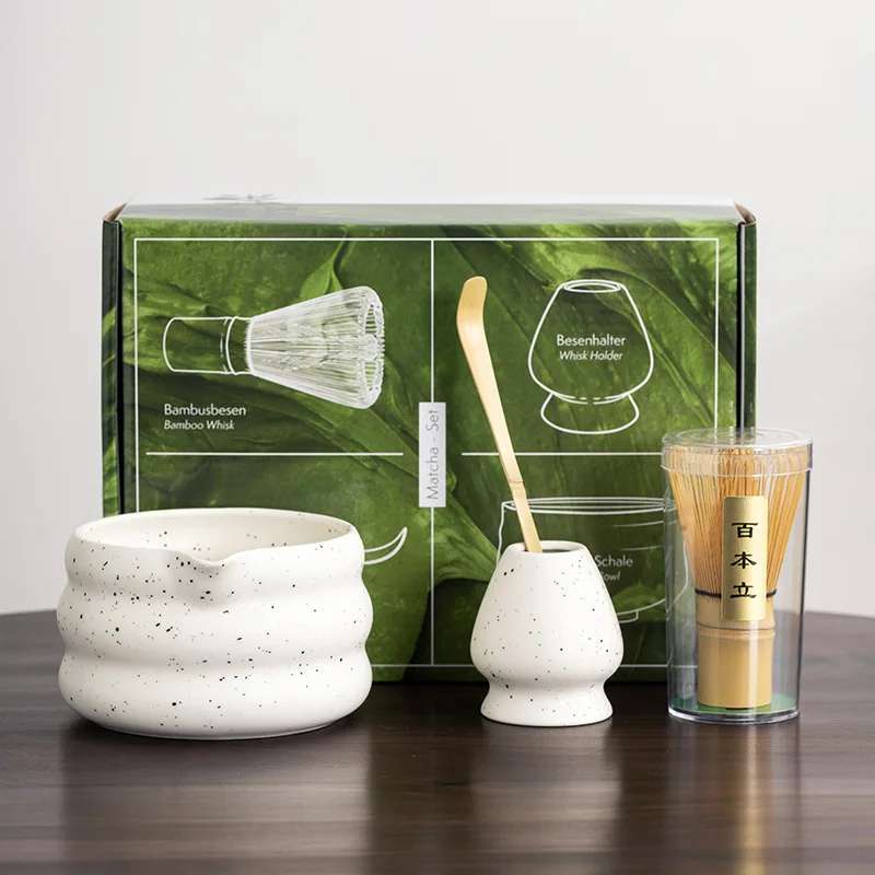 Matcha Whisk Bamboo Chasen Tea Set Tea Ceremony Essentials Fall 2025 Creates Creamy Froth Eco Friendly Gift - Image 11