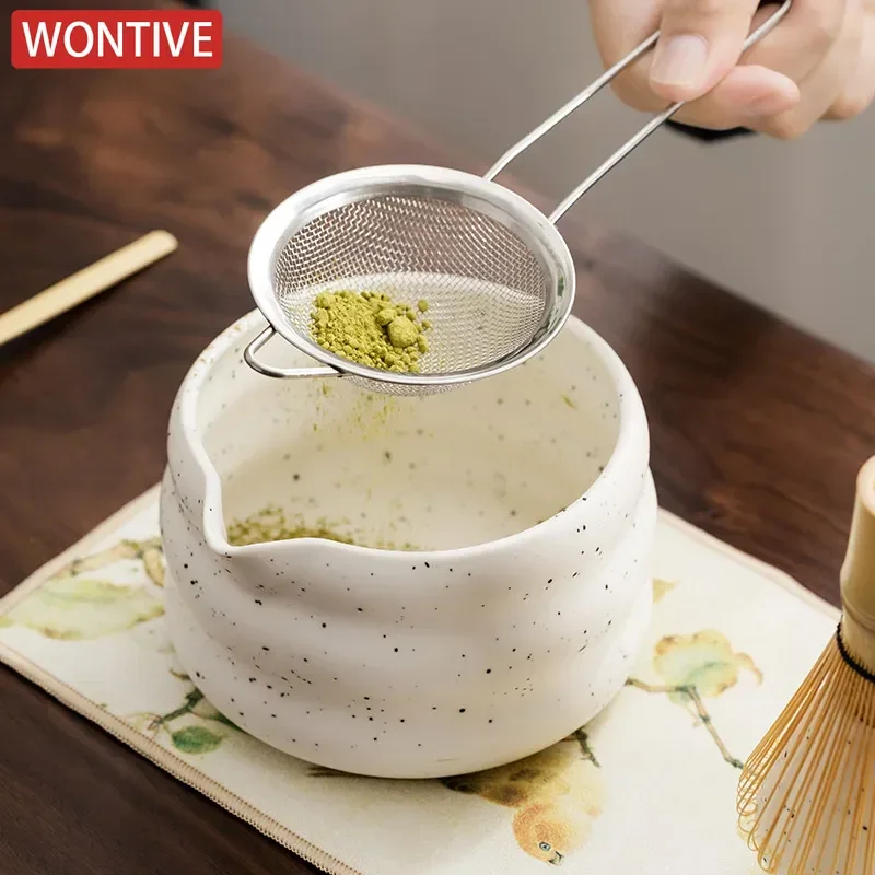 Matcha Whisk Bamboo Chasen Tea Set Tea Ceremony Essentials Fall 2025 Creates Creamy Froth Eco Friendly Gift - Image 3