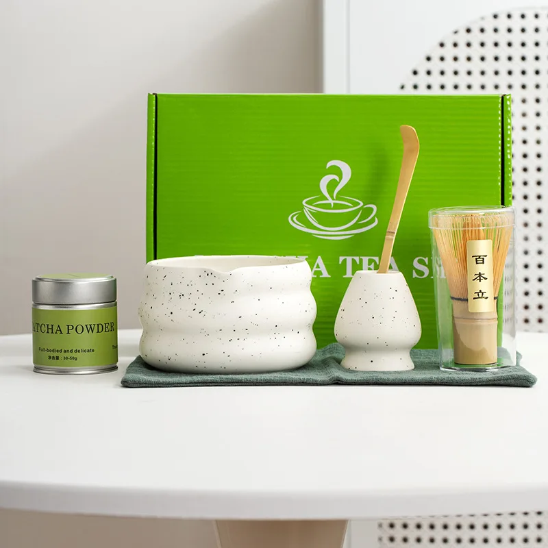 Matcha Whisk Bamboo Chasen Tea Set Tea Ceremony Essentials Fall 2025 Creates Creamy Froth Eco Friendly Gift - Image 8