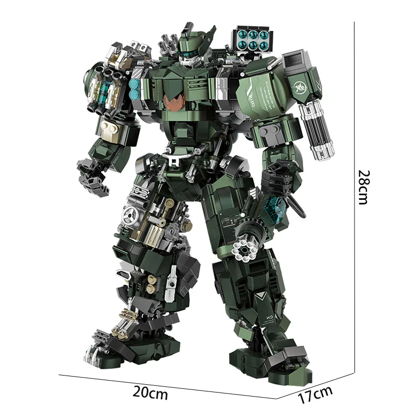 Mecha Building Set Mech Warrior Battle Robots Kit Fall 2025 Gift for Kids and Adults Creative STEM Play - Image 5