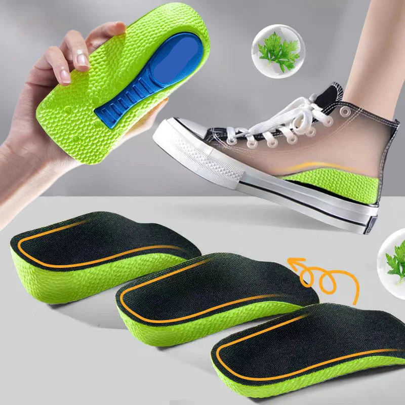 Height Increase Memory Foam Insoles With Arch Support Plantar Fascia Insole