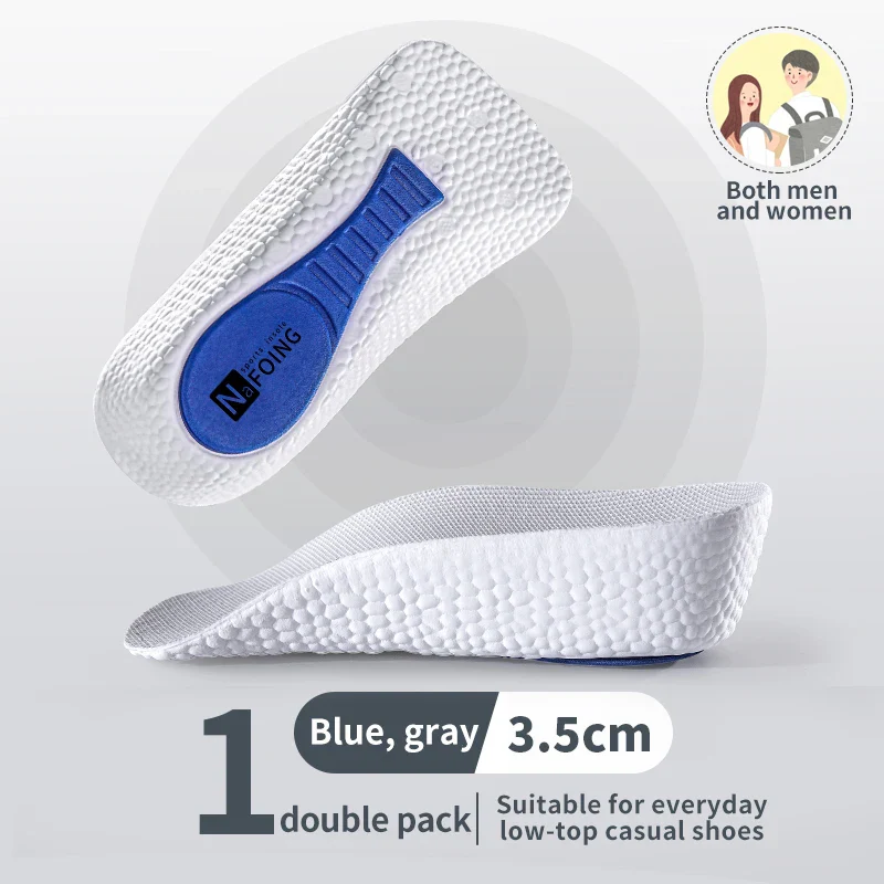 Height Increase Memory Foam Insoles With Arch Support Plantar Fascia Insole - Image 15