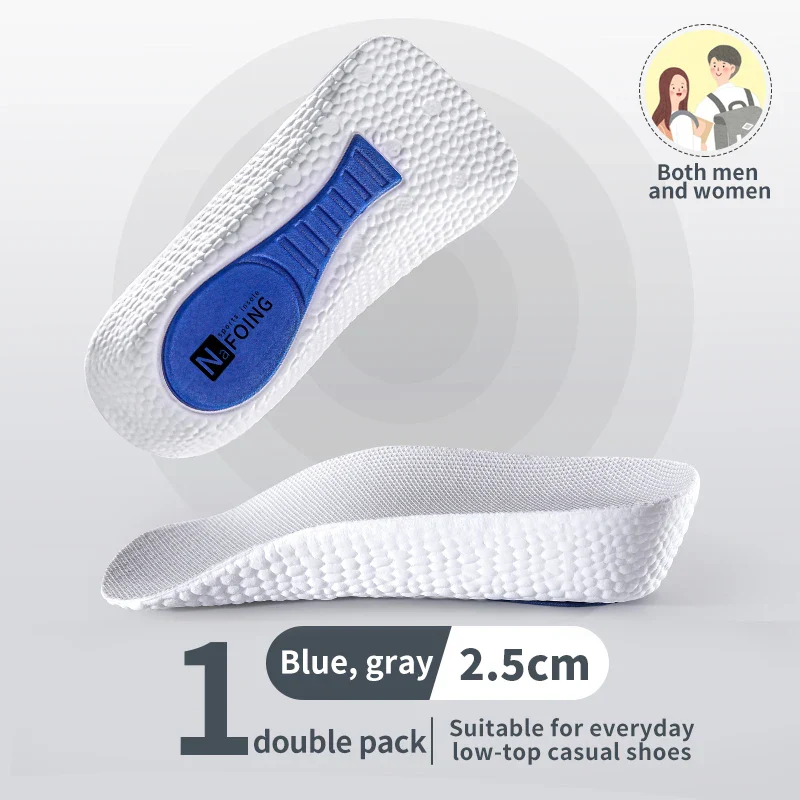 Height Increase Memory Foam Insoles With Arch Support Plantar Fascia Insole - Image 19