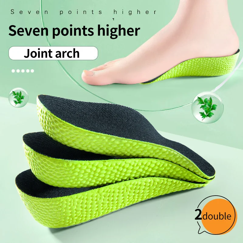 Height Increase Memory Foam Insoles With Arch Support Plantar Fascia Insole - Image 3