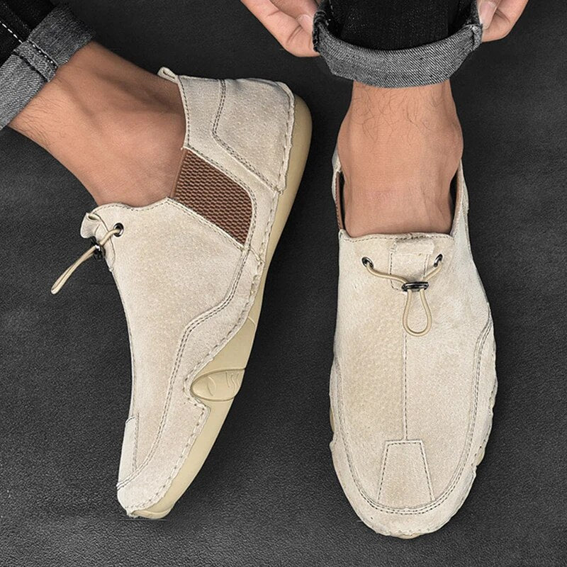 Men's Black Penny Loafers, Real Leather Casual and Formal Shoes, Lightweight Comfort, Available in Multiple Sizes - Image 7