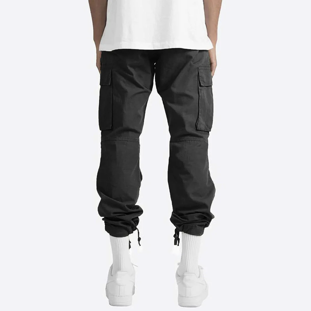 Men's Cargo Pants with Practical Pockets, Comfortable Fit - Image 6
