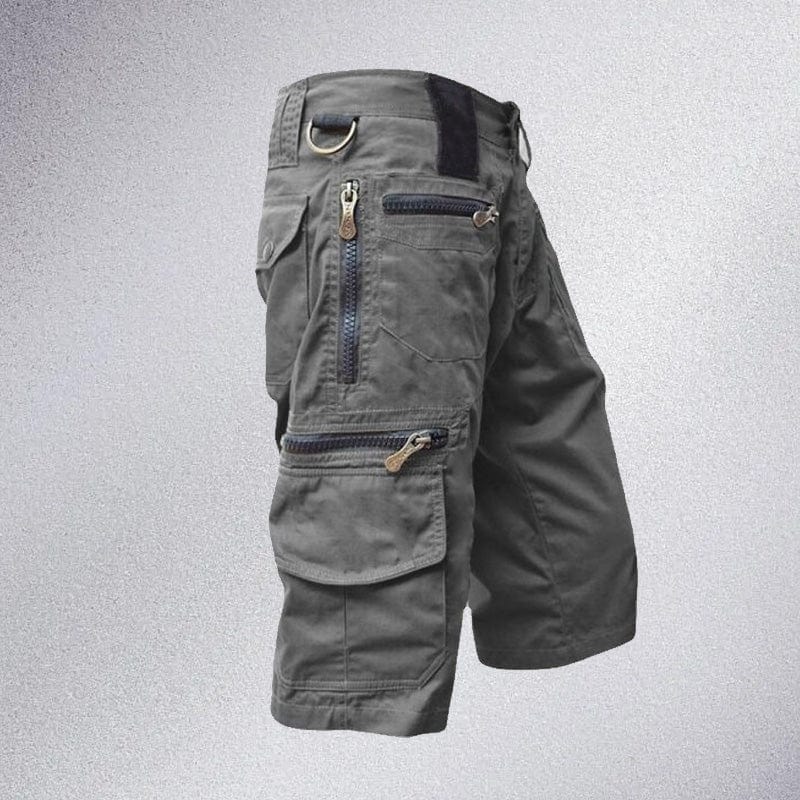 Men's Cargo Shorts with 10 Pockets, Comfortable Cotton Fabric, Adjustable Waistband for Outdoor Activities - Image 7