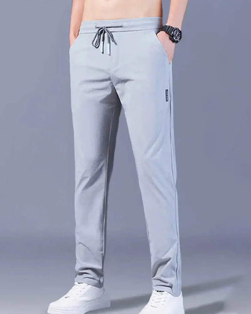 Men's Casual Leisure Pants with Quick-Drying Technology and Flexible Stretch Fabric, Perfect for Active Lifestyle - Image 2