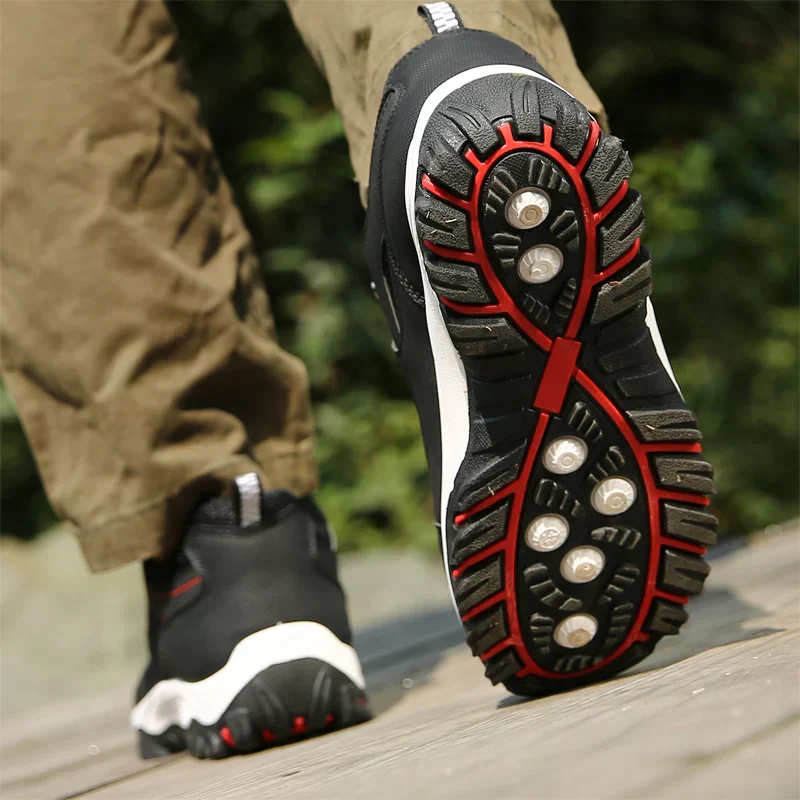 Men's Orthopedic Hiking Shoes with Breathable Material, Non-Slip Sole, Lightweight Design for Comfort and Support - Image 4