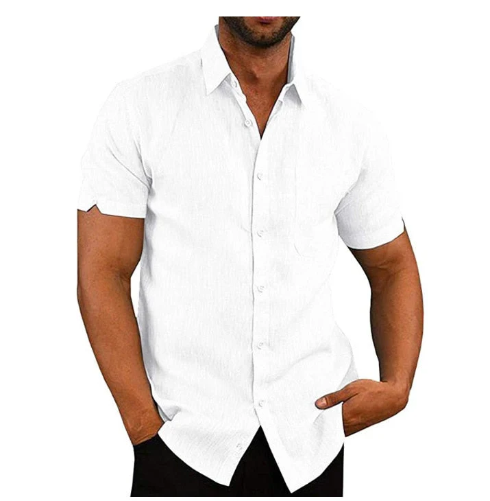 Men's Regular-Fit Polo Shirt in Soft Polyester with Button Closure, Short Sleeve Casual Top for Summer - Image 4
