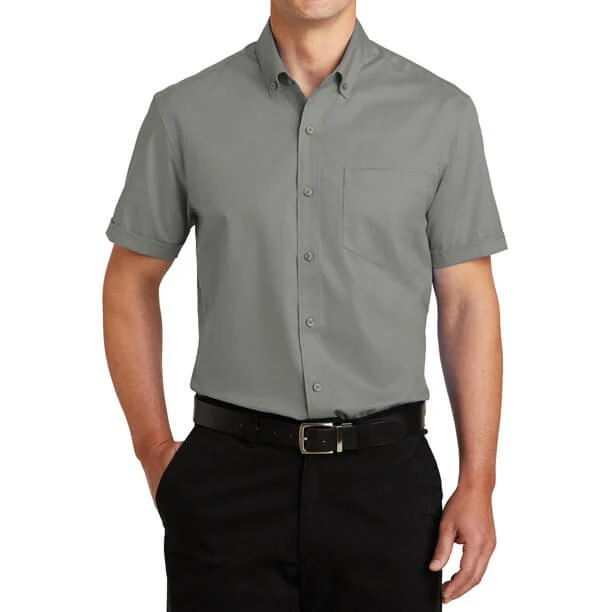 Men's Regular-Fit Polo Shirt in Soft Polyester with Button Closure, Short Sleeve Casual Top for Summer - Image 6