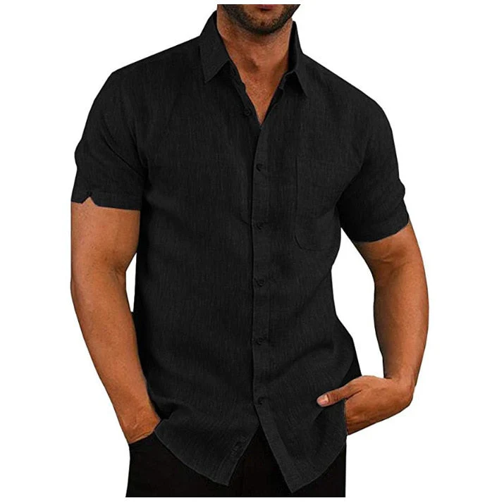 Men's Regular-Fit Polo Shirt in Soft Polyester with Button Closure, Short Sleeve Casual Top for Summer - Image 7