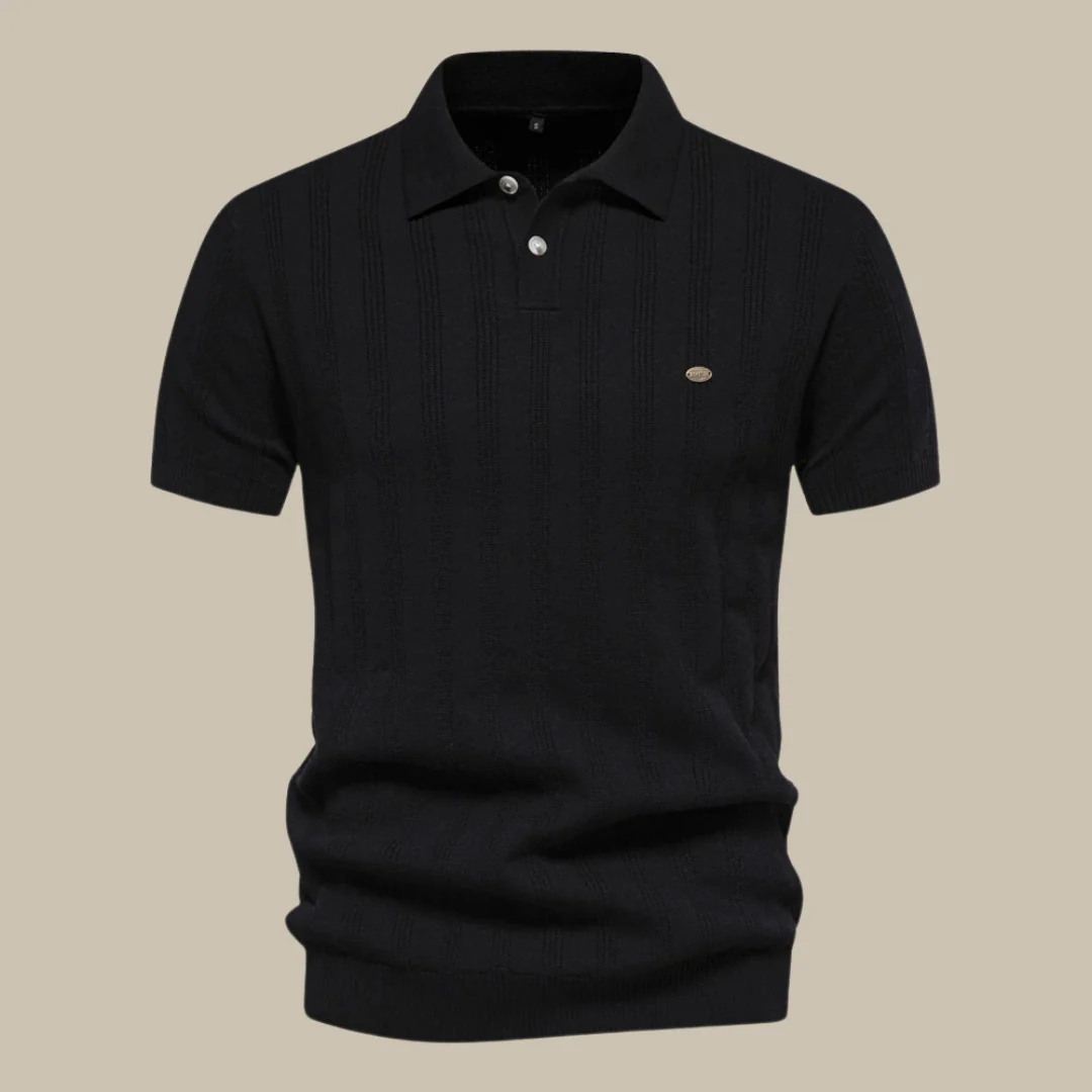Men's Short Sleeve Merino Wool Polo Shirt - Stylish Casual and Formal Wear, Classic Fit, Breathable Comfort, Various Colors Available - Image 7