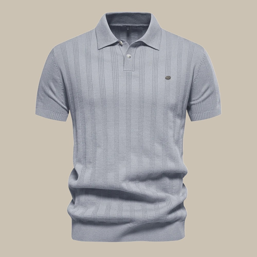Men's Short Sleeve Merino Wool Polo Shirt - Stylish Casual and Formal Wear, Classic Fit, Breathable Comfort, Various Colors Available - Image 8