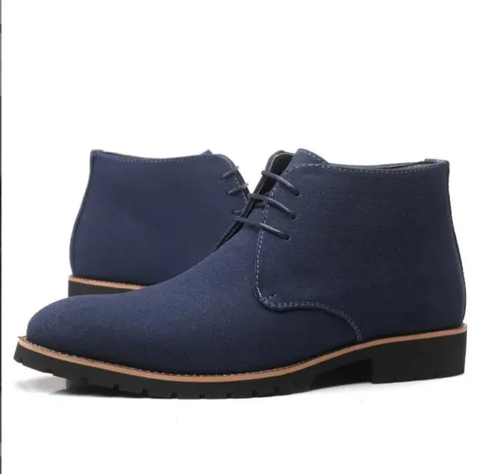 Men's Suede Chukka Boots - Comfortable, Elegant Daily Wear with Ergonomic Sole and Discreet Lacing - Image 9