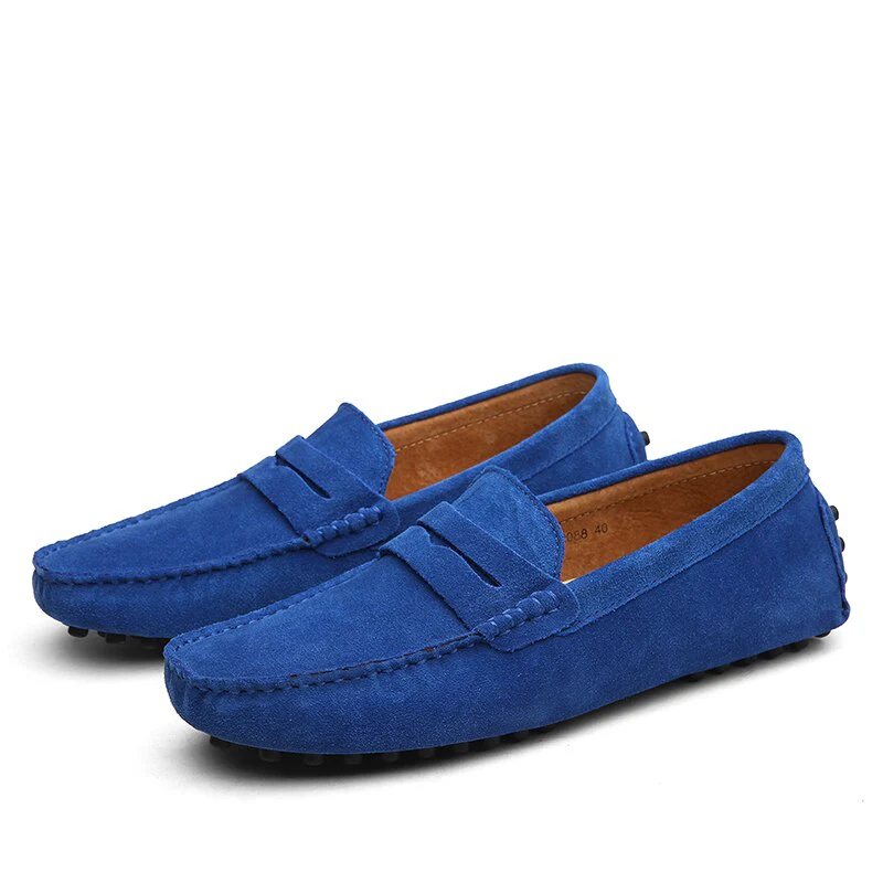Men's Suede Loafers - Comfortable Casual Penny Loafers for Versatile Outfits in Black and More - Image 11