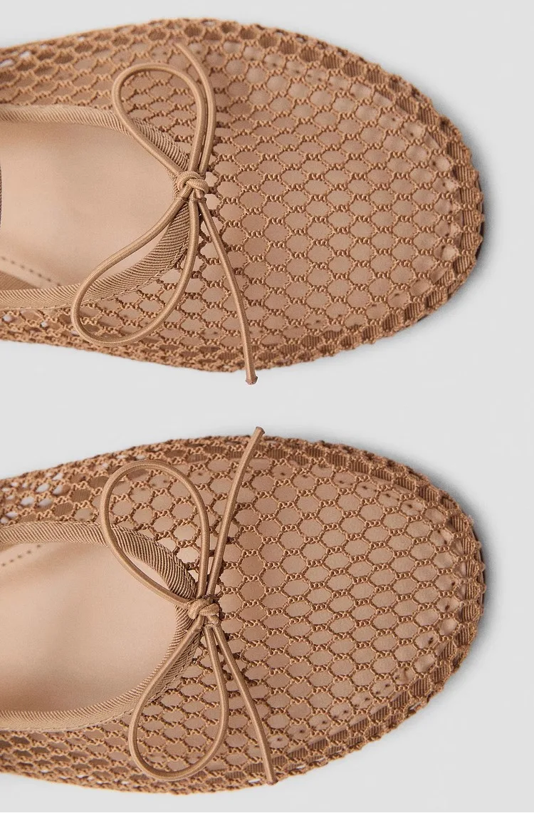 Breathable Women’s Ballet Flats - Mary Jane, Mesh, Summer - Image 9