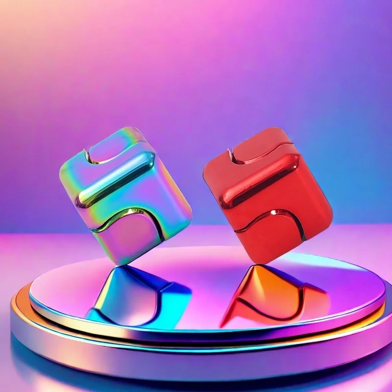 Fidget Spinner Cube Metal Desk Toy Stress Relief Gadget - Image 22
