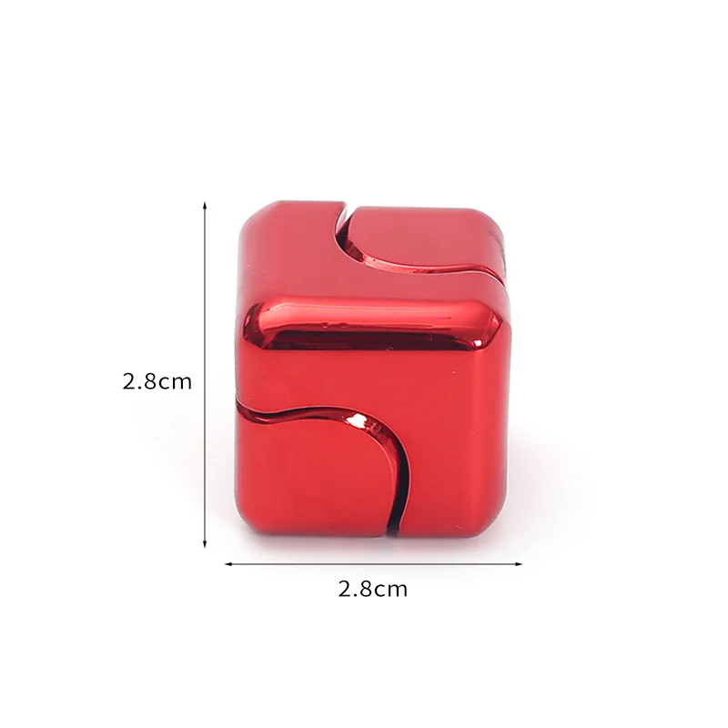 Fidget Spinner Cube Metal Desk Toy Stress Relief Gadget - Image 4
