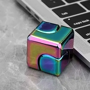 Fidget Spinner Cube Metal Desk Toy Stress Relief Gadget - Image 5