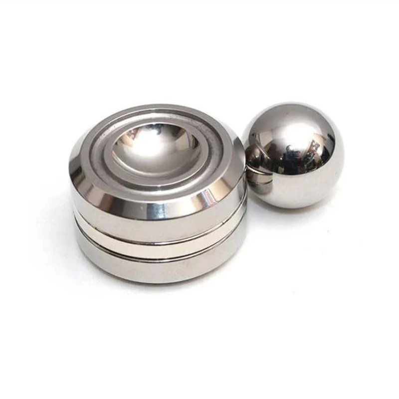 Magnetic Metal Gyroscope Fidget Toy Chrome Stress Reliever - Image 14