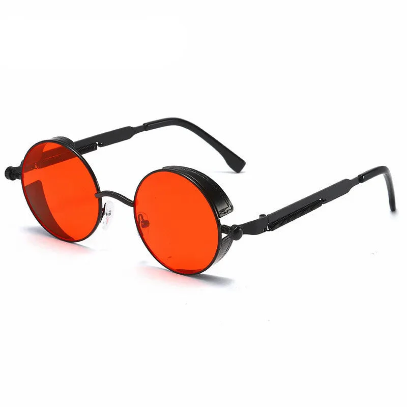 Metal Steampunk Sunglasses for Men Women Vintage Round Glasses Fashion High Quality Oculos de Sol - Image 10