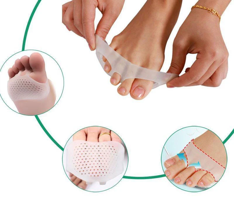 Metatarsal Pads Breathable Gel Forefoot Cushions Set Of 2 - Image 7