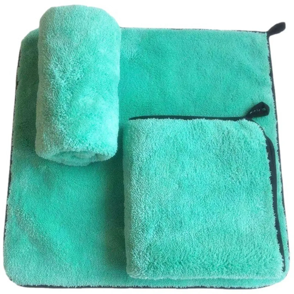 Microfiber Car Towel 38x38cm Deluxe Coral Fleece Ultra Absorbent Drying Cloth for Car Detailing TikTok Viral Fall 2025 - Image 6